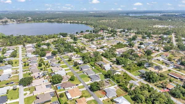 view of city and green space