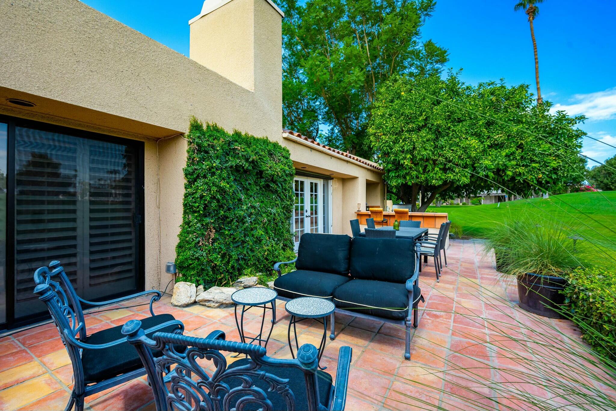 38 Mission Court Rancho Mirage, CA 92270 - Photo 49 of 61 a outdoor view with a sitting space