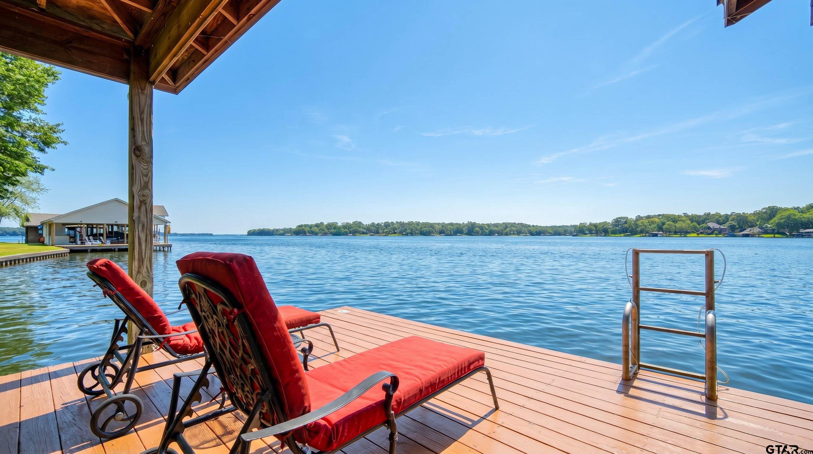 144 King Lyle Road Scroggins, TX 75480 - Photo 11 of 48 a view of sitting space and lake view