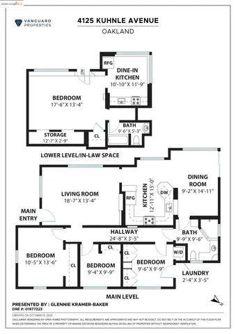 $869,000 | 4125 Kuhnle Avenue, Oakland, CA 94605