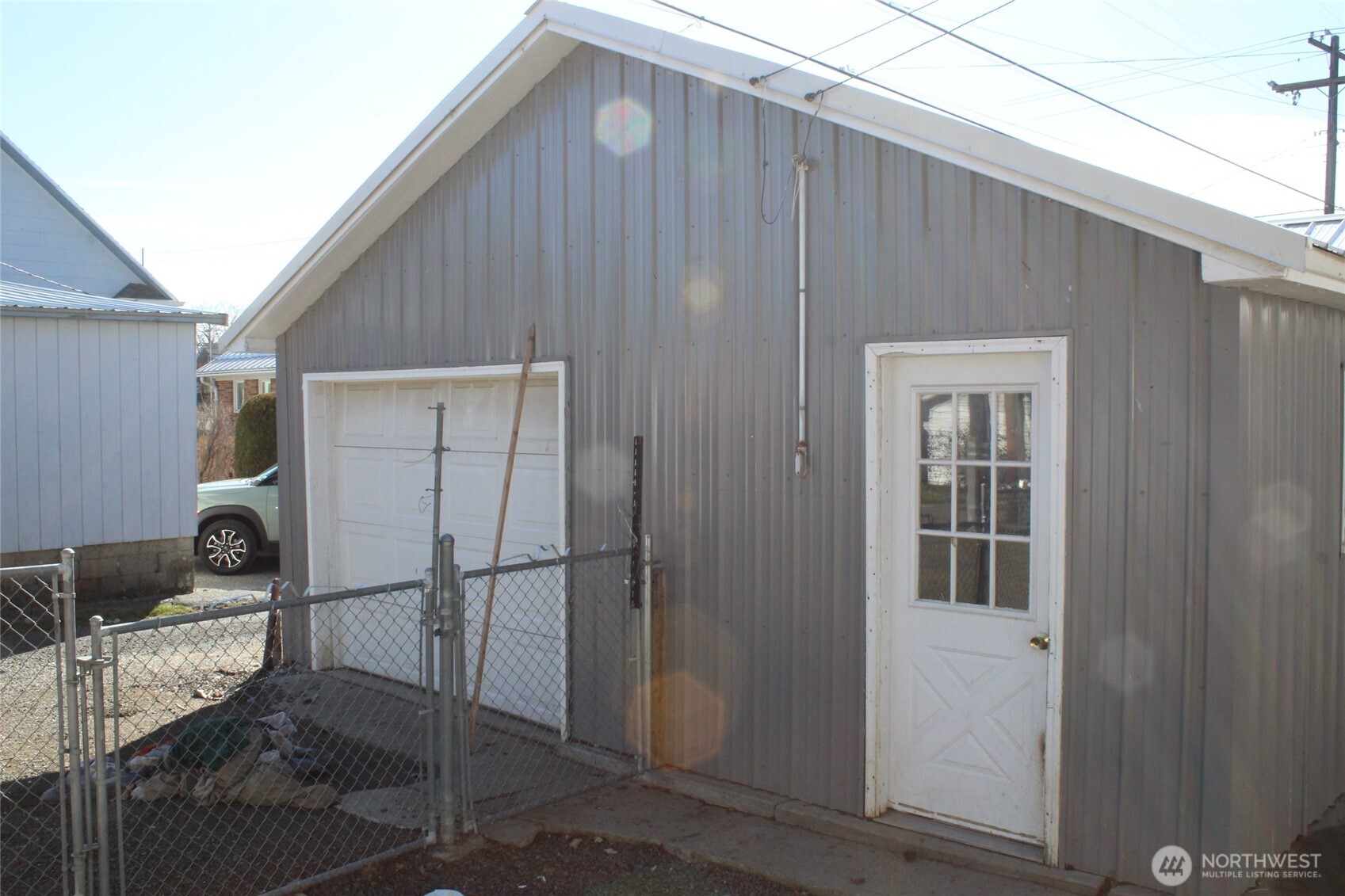104 East 5th Avenue Ritzville, WA 99169 - Photo 19 of 19 a backyard view with hardwood wall