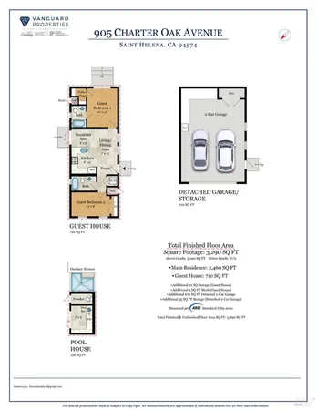 $4,395,000 | 905 Charter Oak Avenue, St. Helena, CA 94574