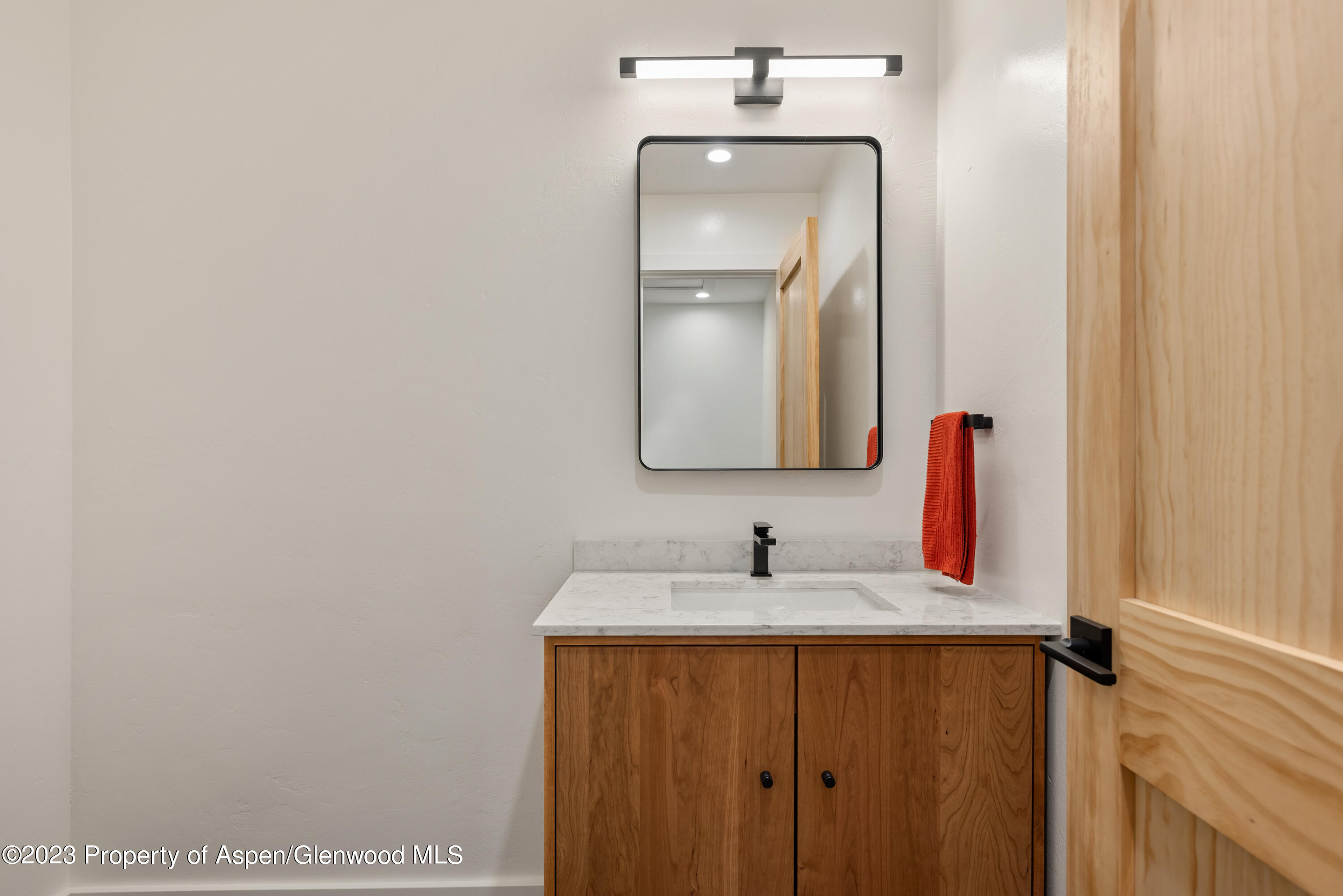 210 Horseshoe Drive Basalt, CO 81621 - Photo 29 of 52 a bathroom with a sink and a mirror