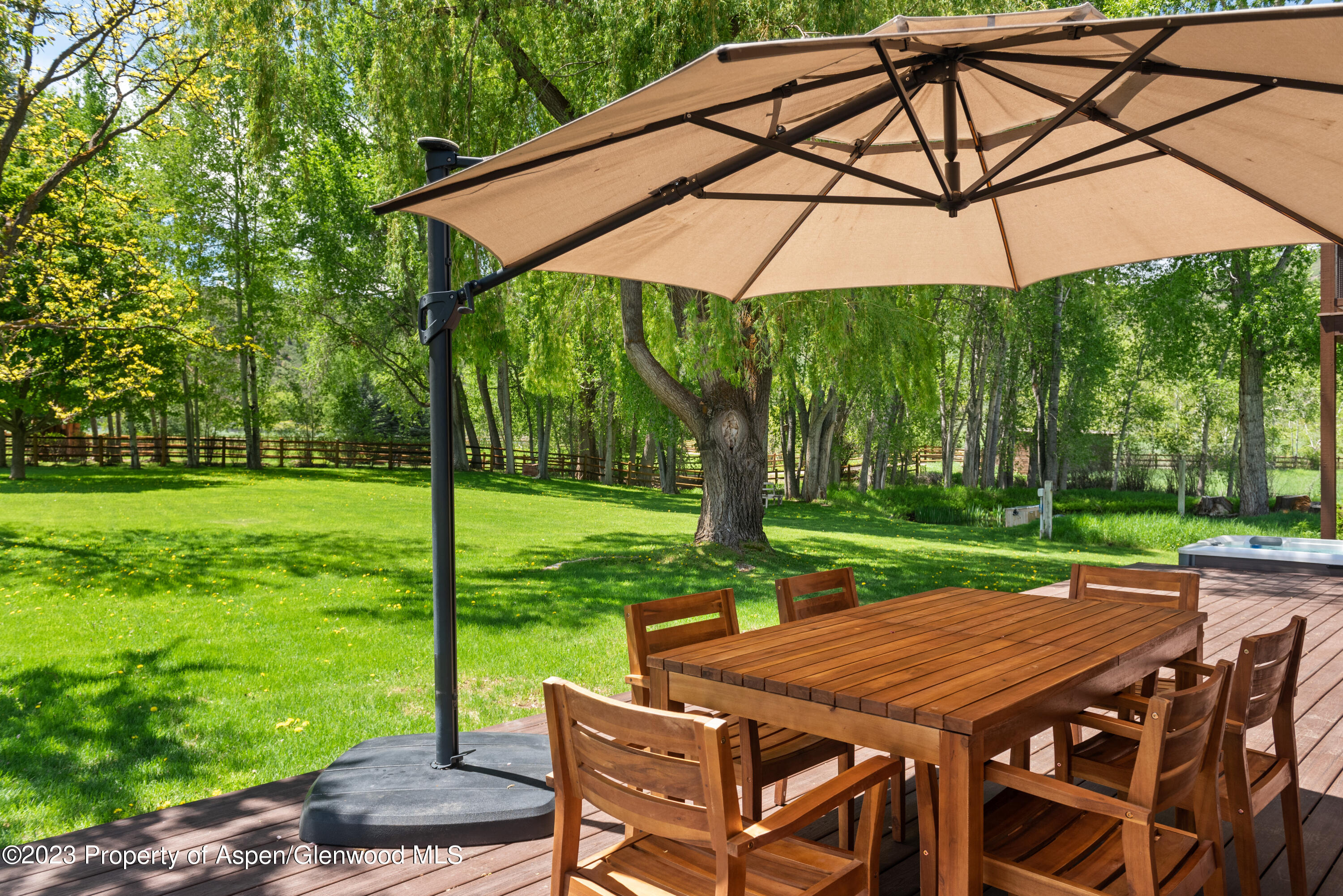 210 Horseshoe Drive Basalt, CO 81621 - Photo 36 of 52 a view of an outdoor sitting area with furniture and backyard