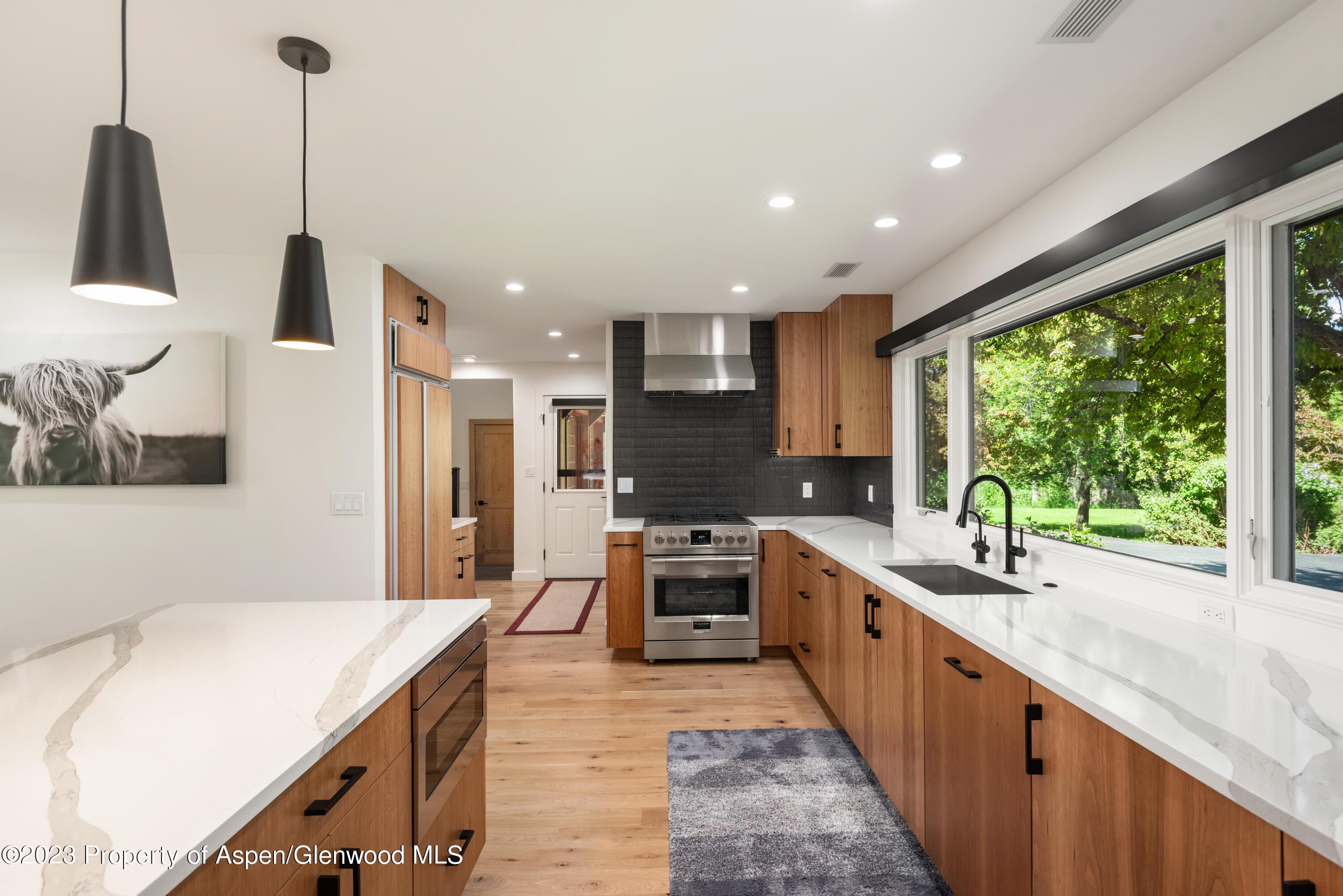 210 Horseshoe Drive Basalt, CO 81621 - Photo 9 of 52 a kitchen with stainless steel appliances granite countertop sink stove and refrigerator