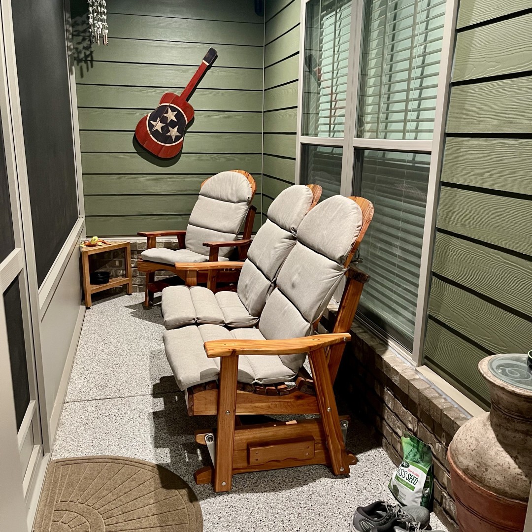 2063 Rylee Way Greenbrier, TN 37073 - Photo 16 of 19 a view of a chairs and fire pit in the balcony