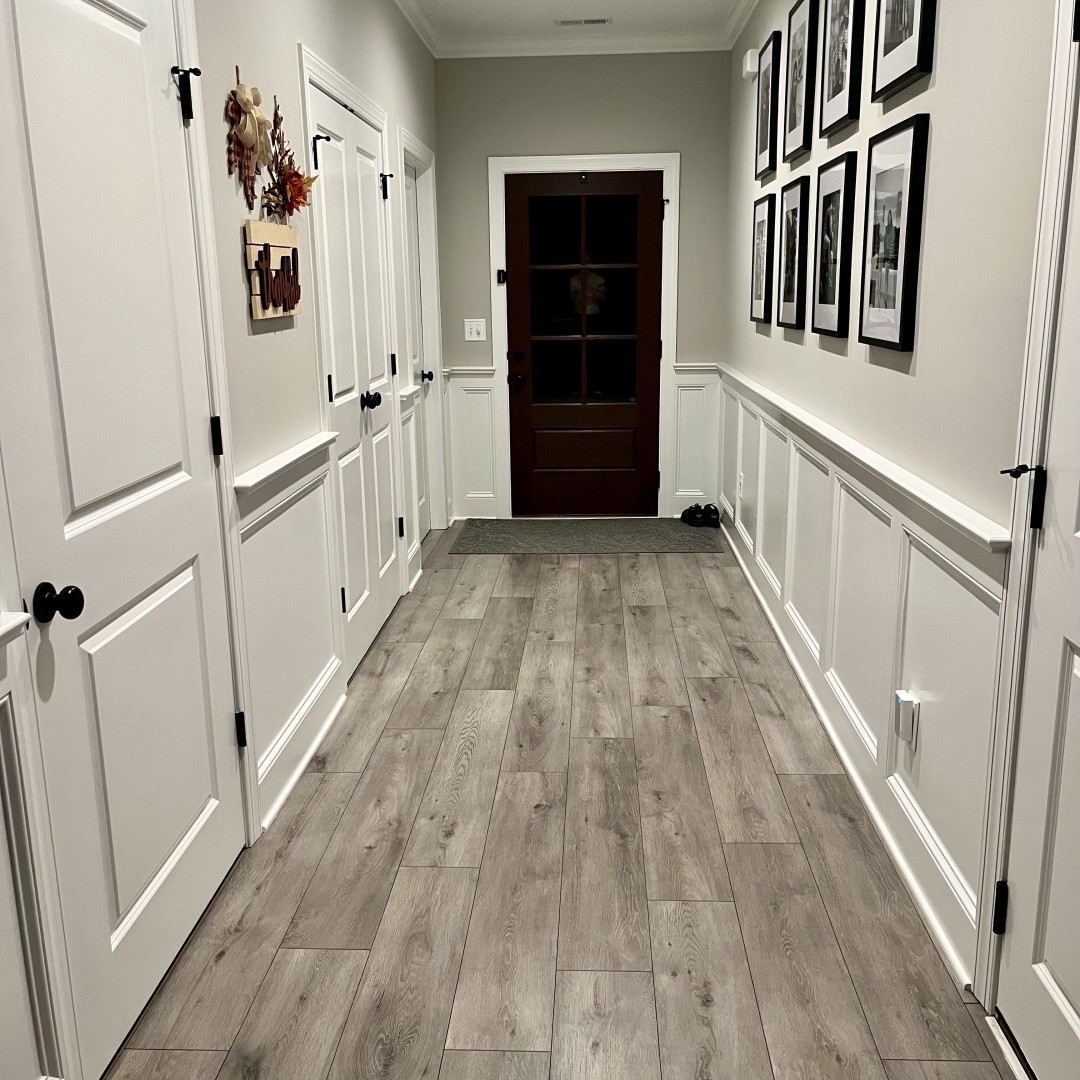 2063 Rylee Way Greenbrier, TN 37073 - Photo 2 of 19 a view of a hallway with wooden floor and staircase