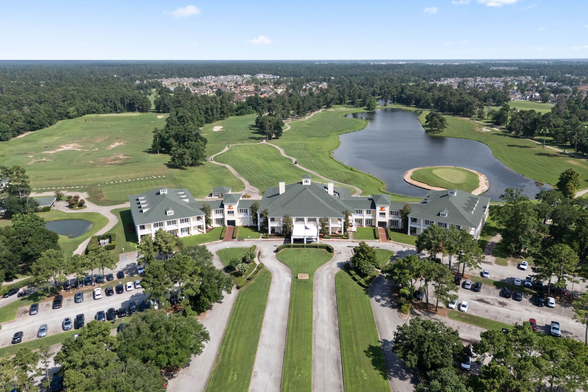 7603 Hogan Bridge Court Spring, TX 77389 - Photo 47 of 50 Stunning drone view of Augusta Pines Golf Course.