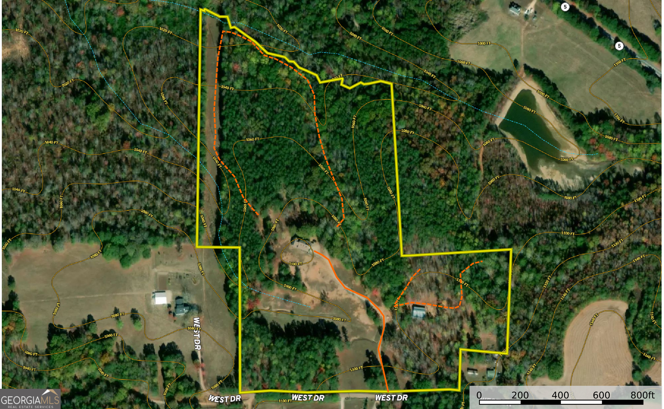 305 West Drive Roopville, GA 30170 - Photo 69 of 70 a view of a yard and plants