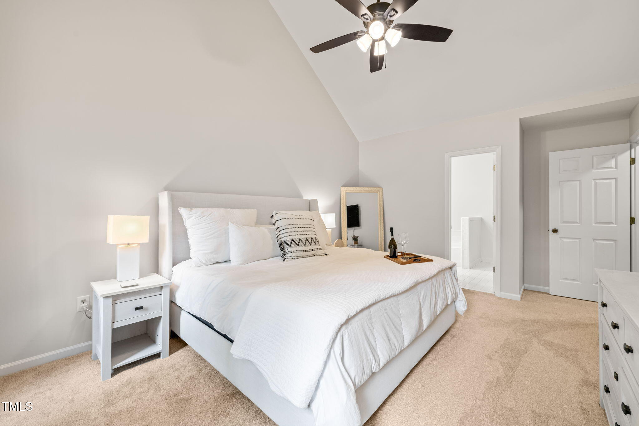 2032 Stoneglen Lane Raleigh, NC 27603 - Photo 19 of 40 Vaulted Primary Bedroom