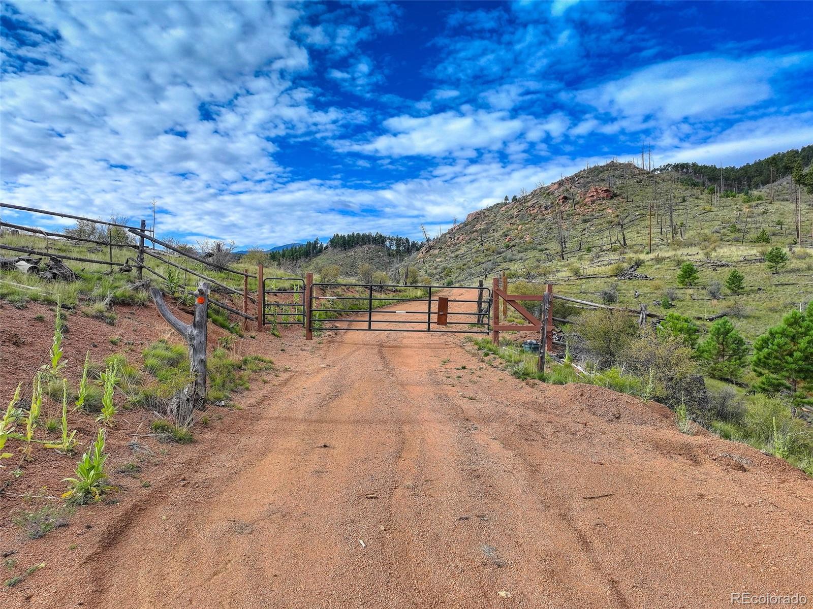 770 Holmes Gulch Way Bailey, CO 80421 - Photo 18 of 42 a view of a pathway with a view of city