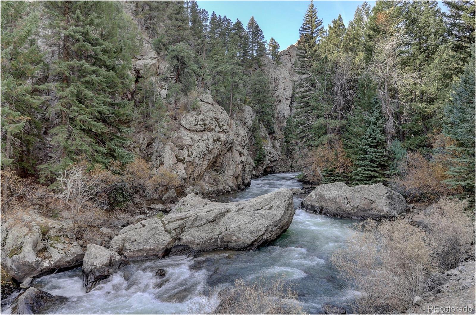 770 Holmes Gulch Way Bailey, CO 80421 - Photo 33 of 42 a view of an outdoor space and a yard