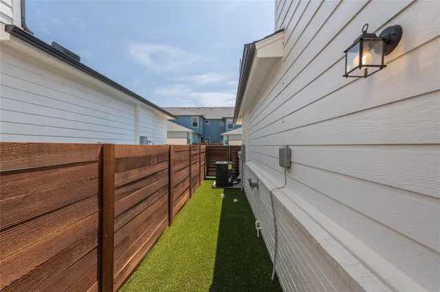 a view of outdoor space and deck