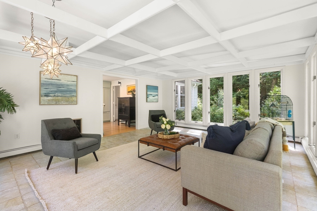 73 High Ridge Road Boxford, MA 01921 - Photo 14 of 39 a living room with furniture and a large window