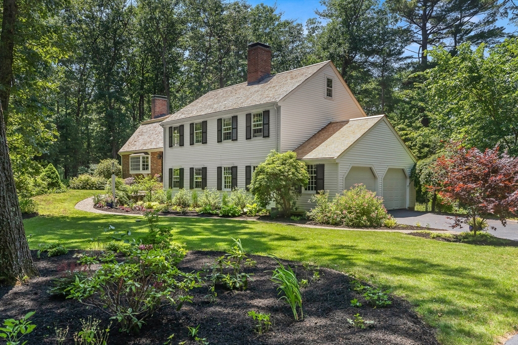 73 High Ridge Road Boxford, MA 01921 - Photo 38 of 39 a front view of a house with a yard