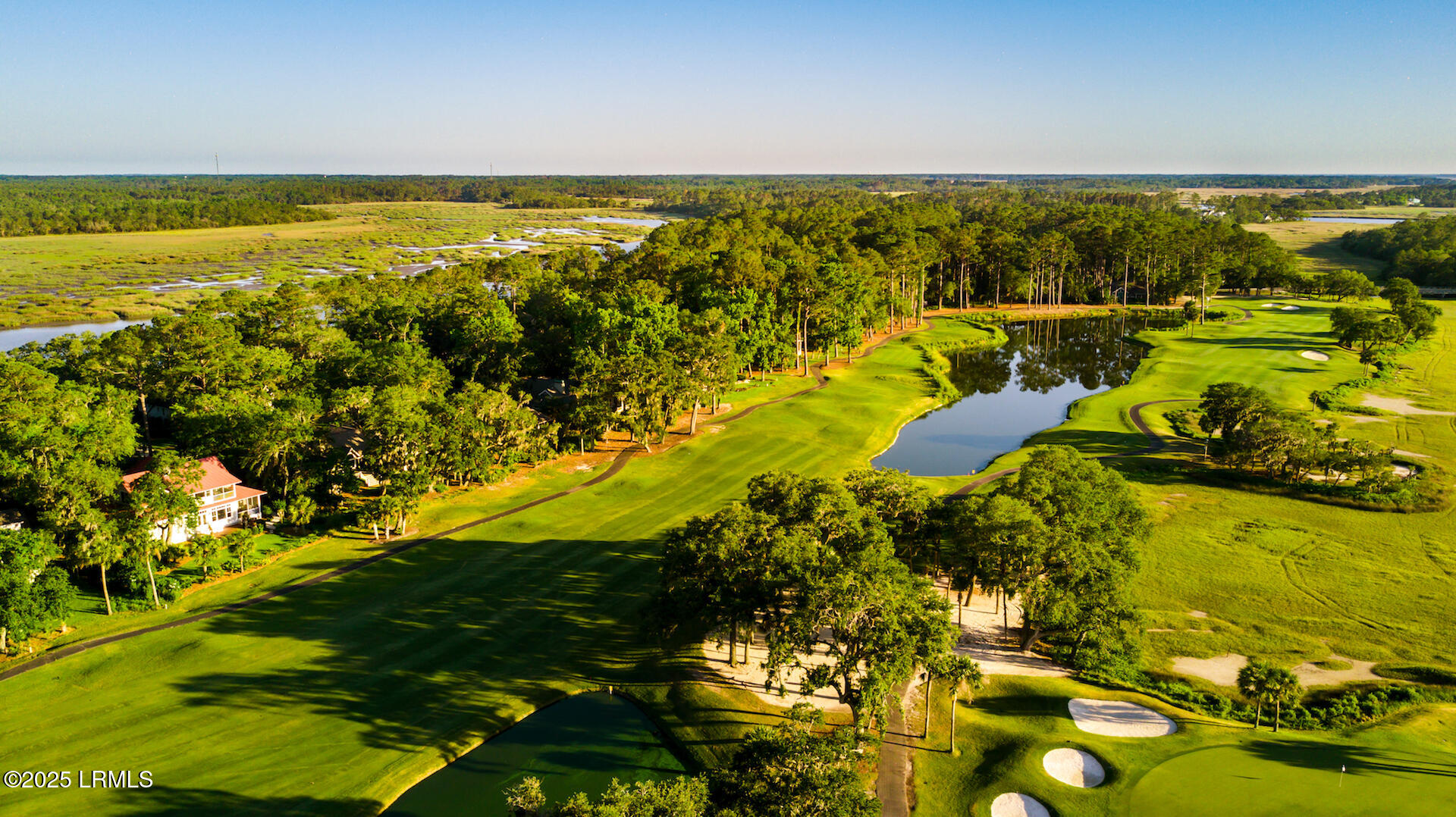 637 South Reeve Road St. Helena Island, SC 29920 - Photo 36 of 37 Golf Aerial View 2