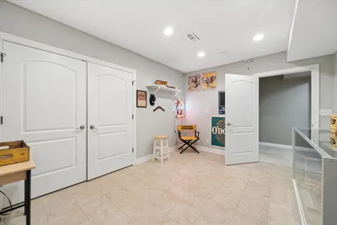 a view of a livingroom with a furniture