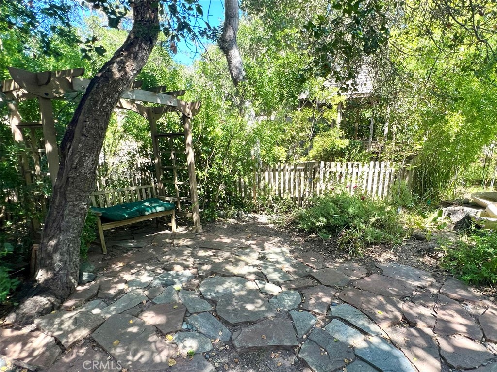 1530 Emerson Road Cambria, CA 93428 - Photo 52 of 54 Seating under the oak tree