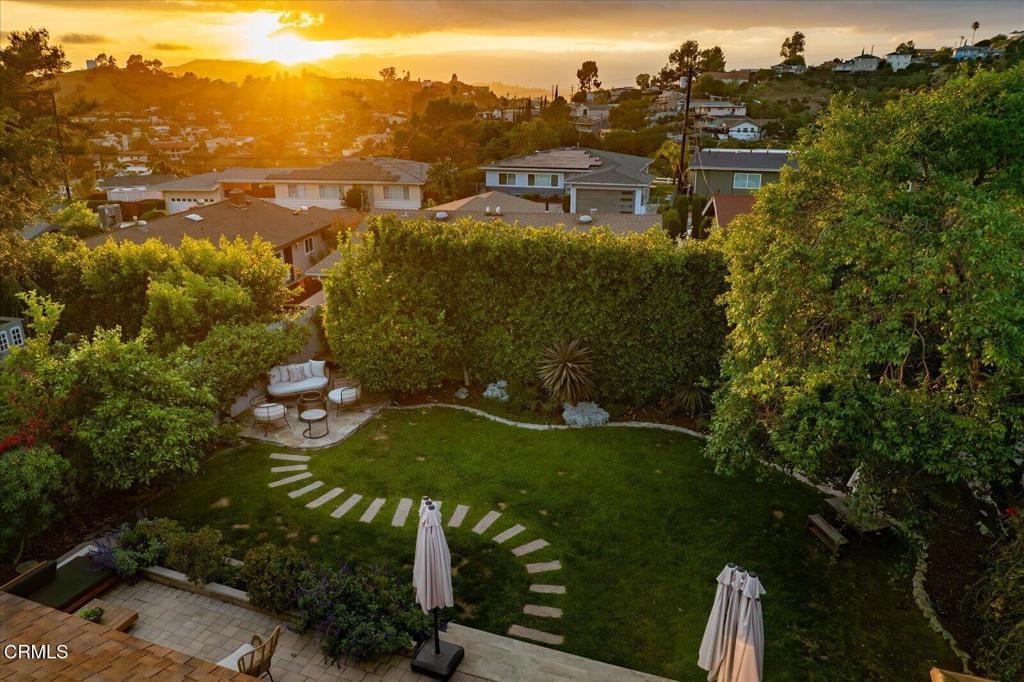 2627 Range Road Los Angeles, CA 90065 - Photo 38 of 50 34-Aerial at Twilight