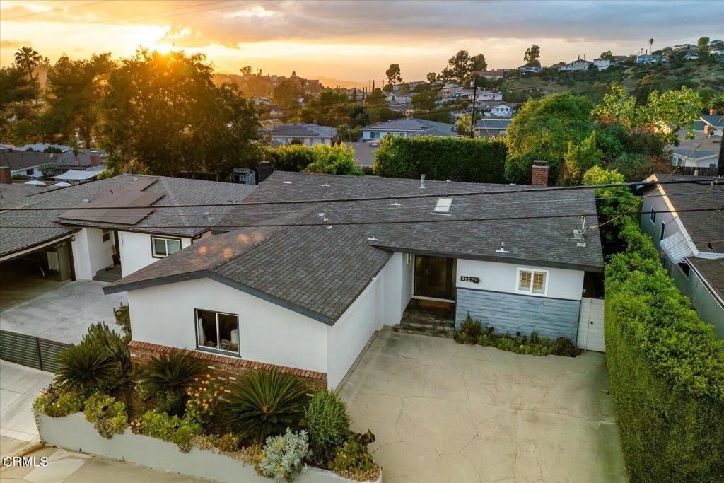 2627 Range Road Los Angeles, CA 90065 - Photo 44 of 50 02-Aerial at TWilight