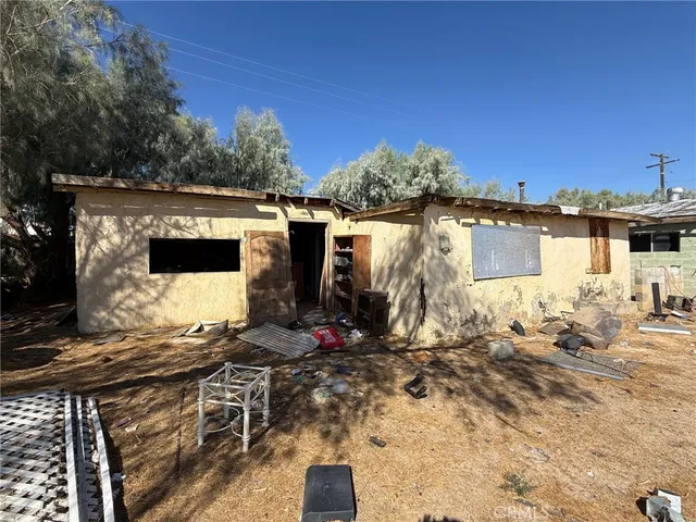 a outdoor space with furniture