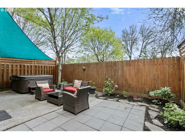 a view of outdoor space yard and mountain view