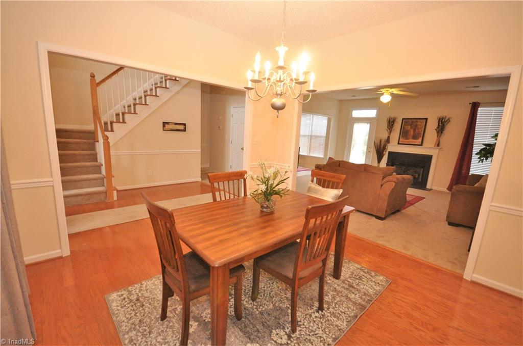 791 Pecan Ridge Circle Kernersville, NC 27284 - Photo 4 of 28 Dining Room open to Living Room & Entrance