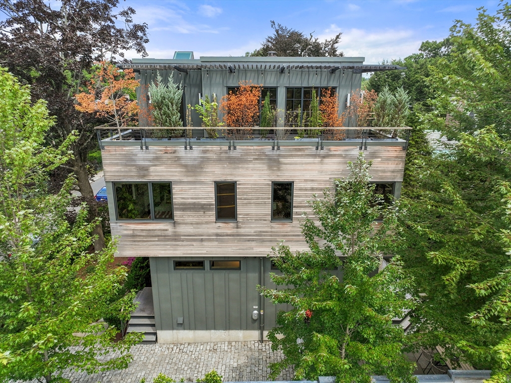 20 Madison Street Cambridge, MA 02138 - Photo 37 of 37 a view of a house with balcony and outdoor space