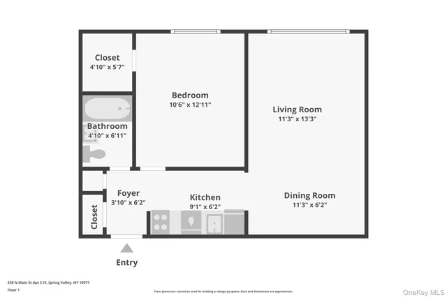 $64,000 | 258 North Main Street, Unit C19, Spring Valley, NY 10977