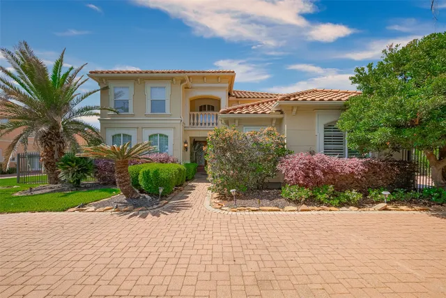 a house with a garden space
