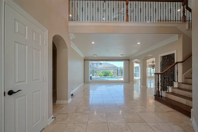 a view of entryway with stairs
