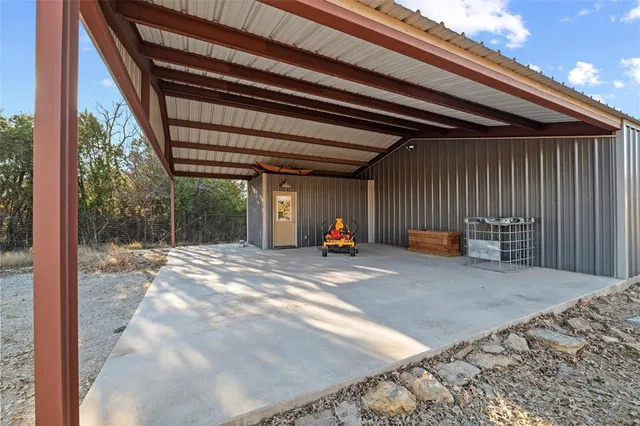 front view of a house with a dry yard