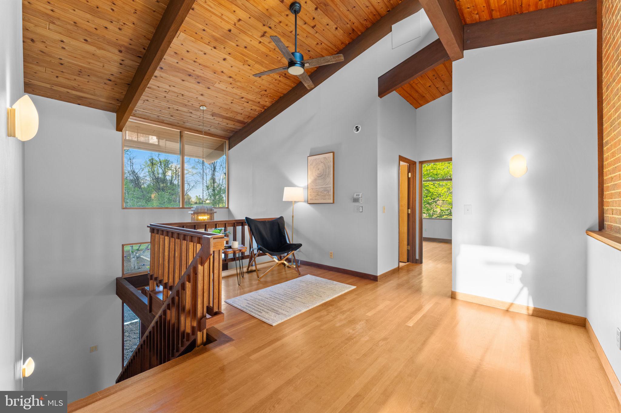219 Tiger Valley Road Washington, VA 22747 - Photo 41 of 77 Wide hallway with loft and over look