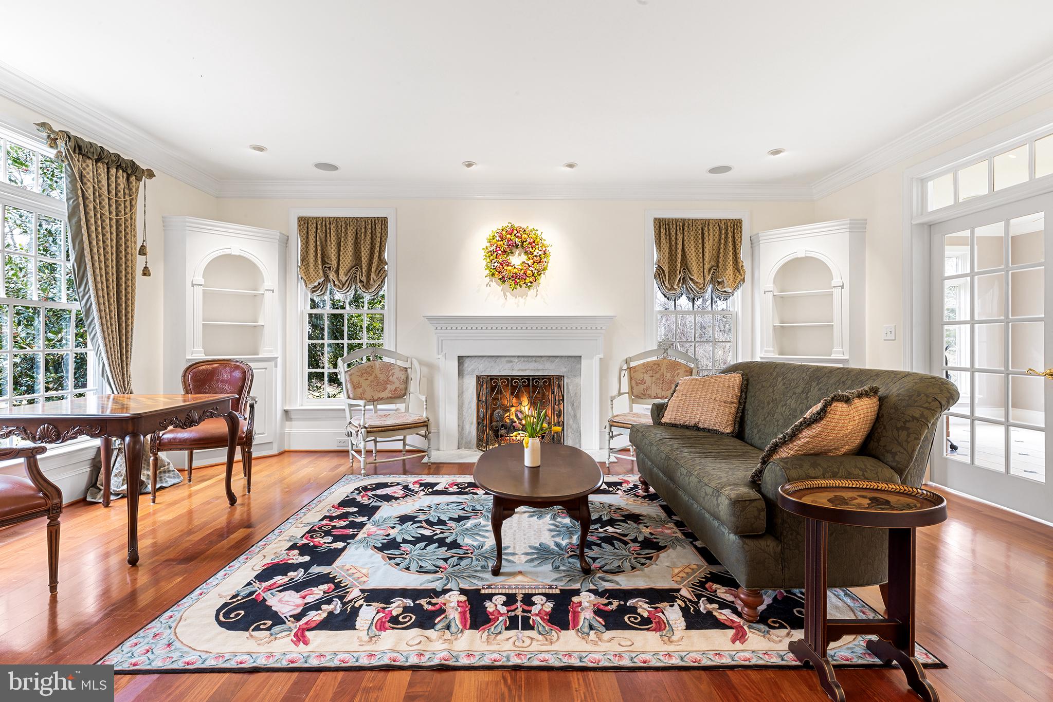 5 Mill Road Malvern, PA 19355 - Photo 6 of 53 Living room with gas fireplace