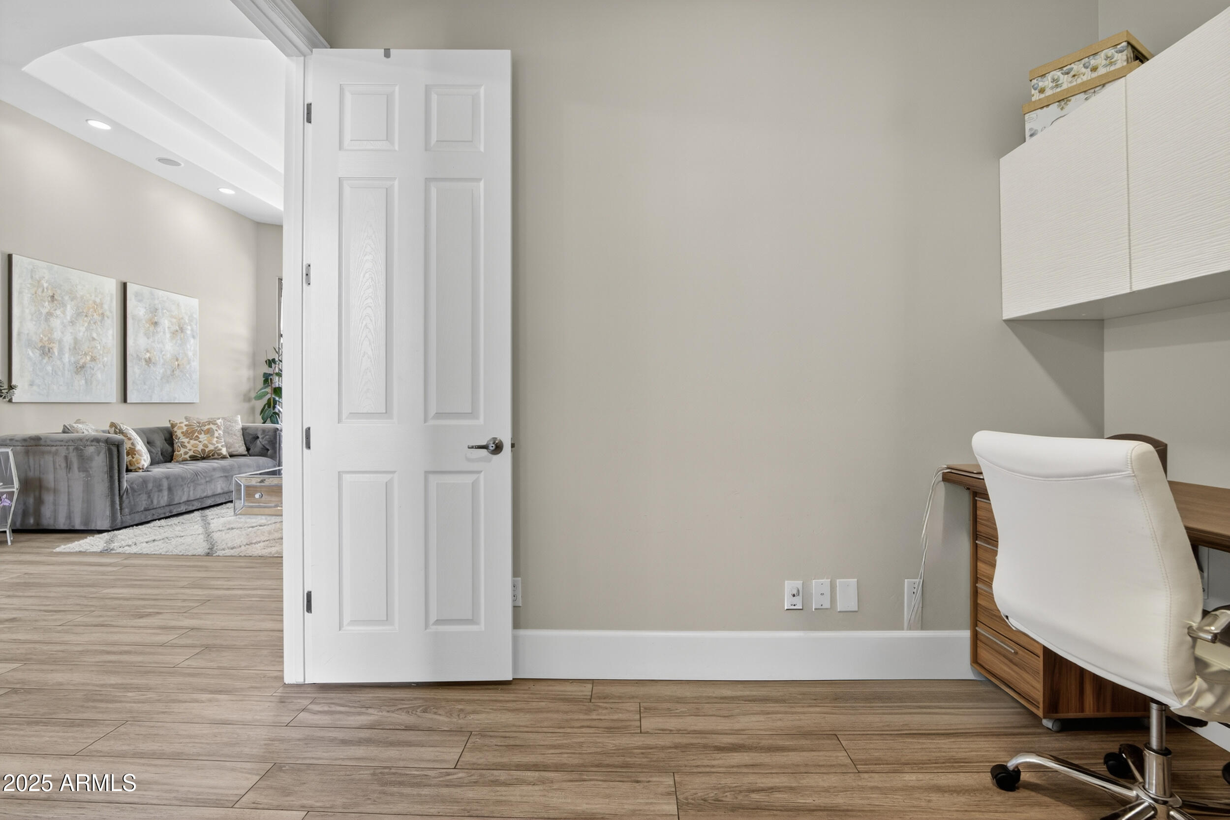 1333 North Cliffside Drive Gilbert, AZ 85234 - Photo 15 of 98 a view of a bedroom with wooden floor and cabinet