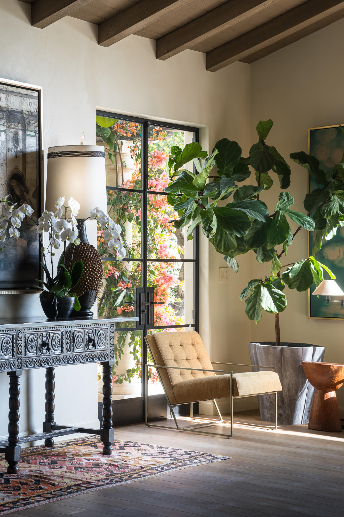 760 Riven Rock Road Montecito, CA 93108 - Photo 9 of 50 a vase of flowers sitting on a table
