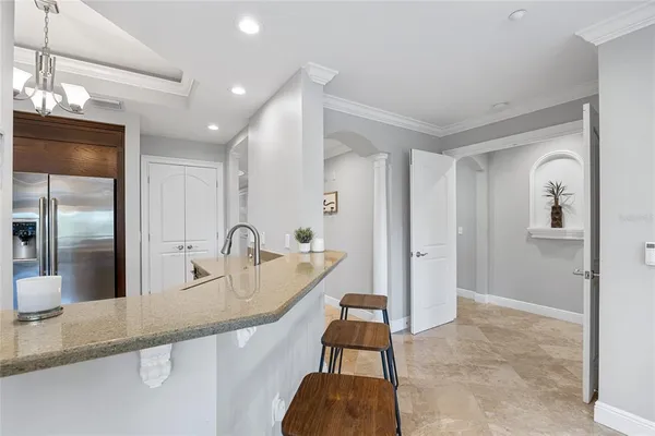 a bedroom with furniture and a couch