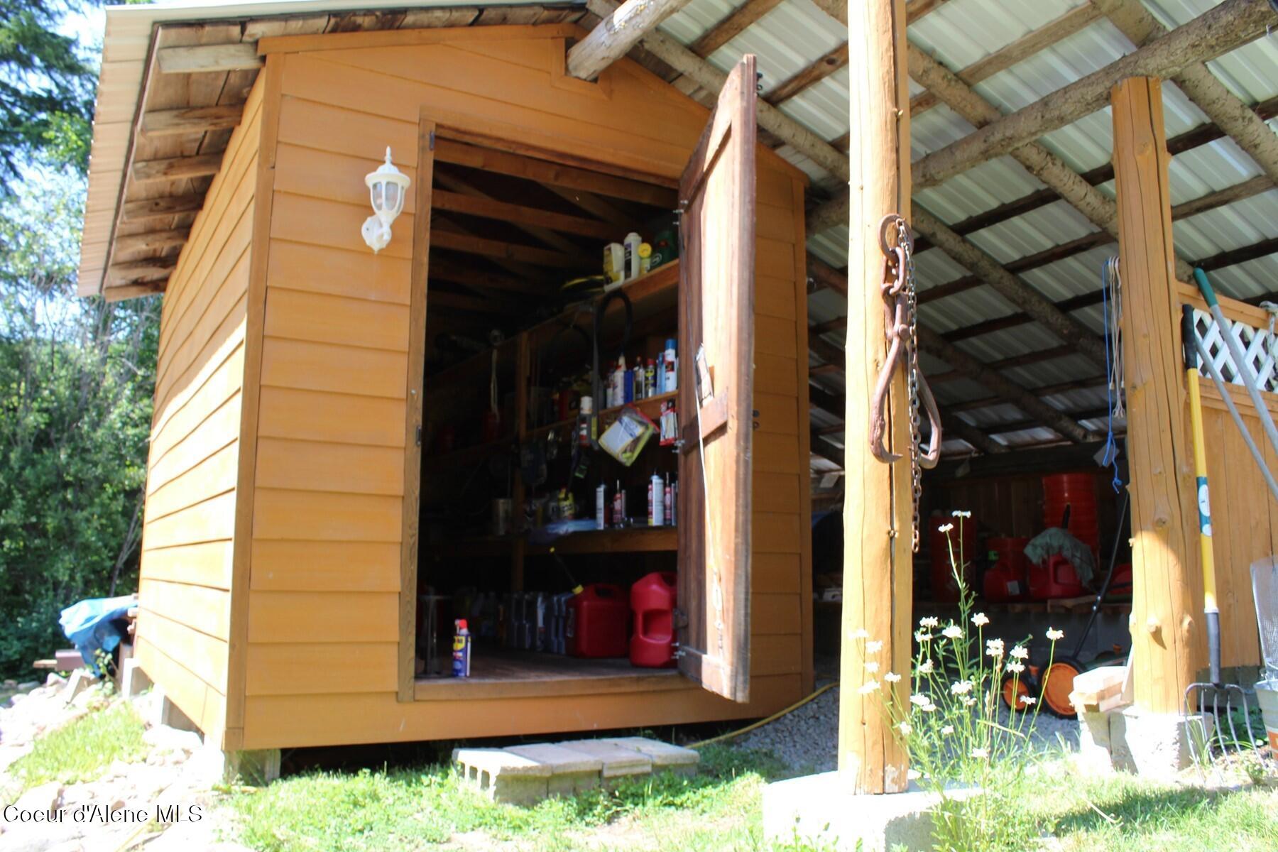 788 Gold Cup Mountain Road Laclede, ID 83841 - Photo 45 of 64 Shed and Wood Storage