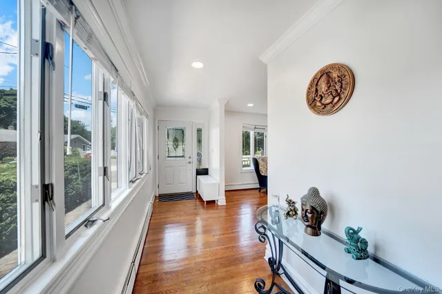 a very nice looking room with a large window