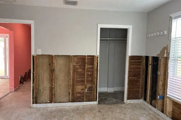 a view of front door