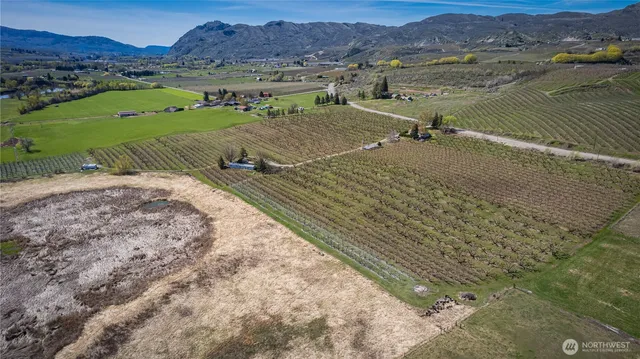 a view of a house with a mountain
