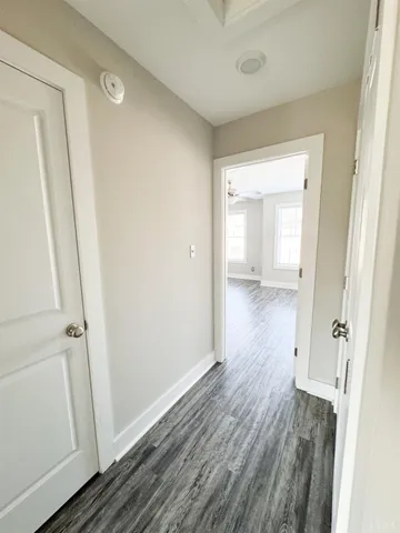 wooden floor in a gallery