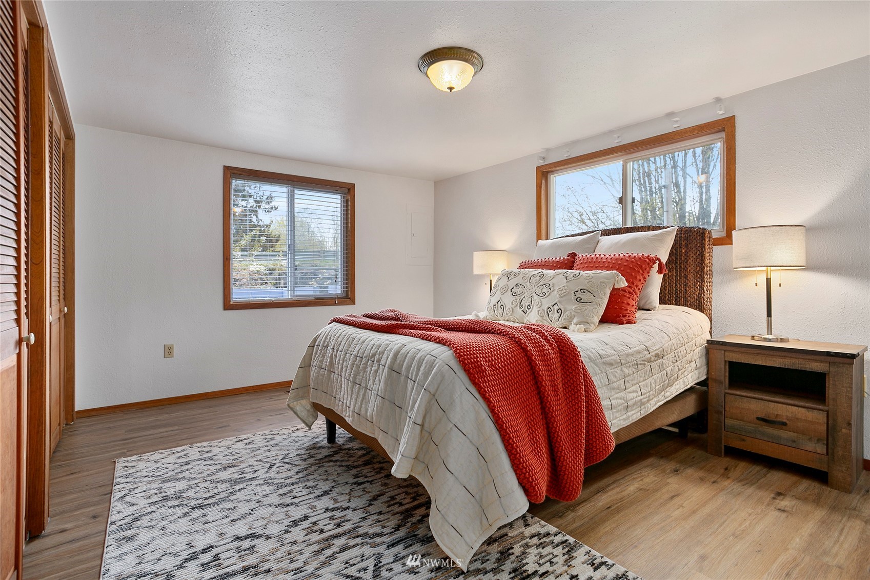 5191 Wickersham Road Acme, WA 98220 - Photo 8 of 23 a bedroom with a bed and a window