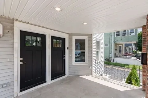 front view of a house with a porch