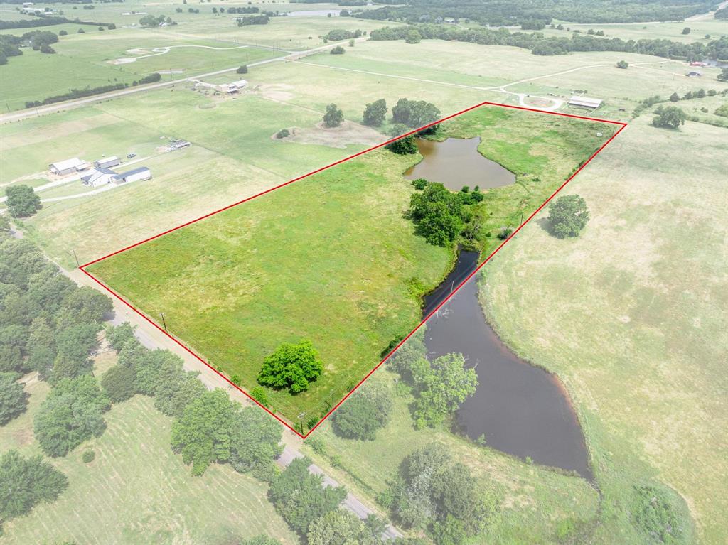 Tbd Arkansas Road Sadler, TX 76264 - Photo 4 of 8 View of rural area featuring a large body of water and property boundaries highlighted