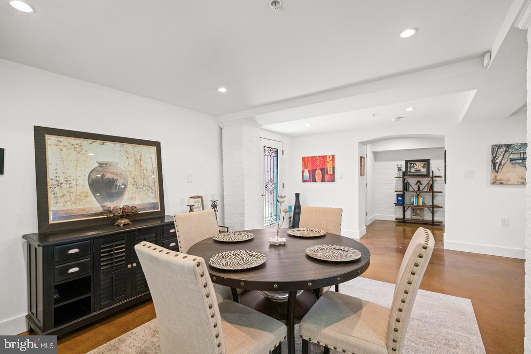1239 Simms Place Northeast, Unit 5 Washington, DC 20002 - Photo 12 of 31 a view of a dining room with furniture and wooden floor