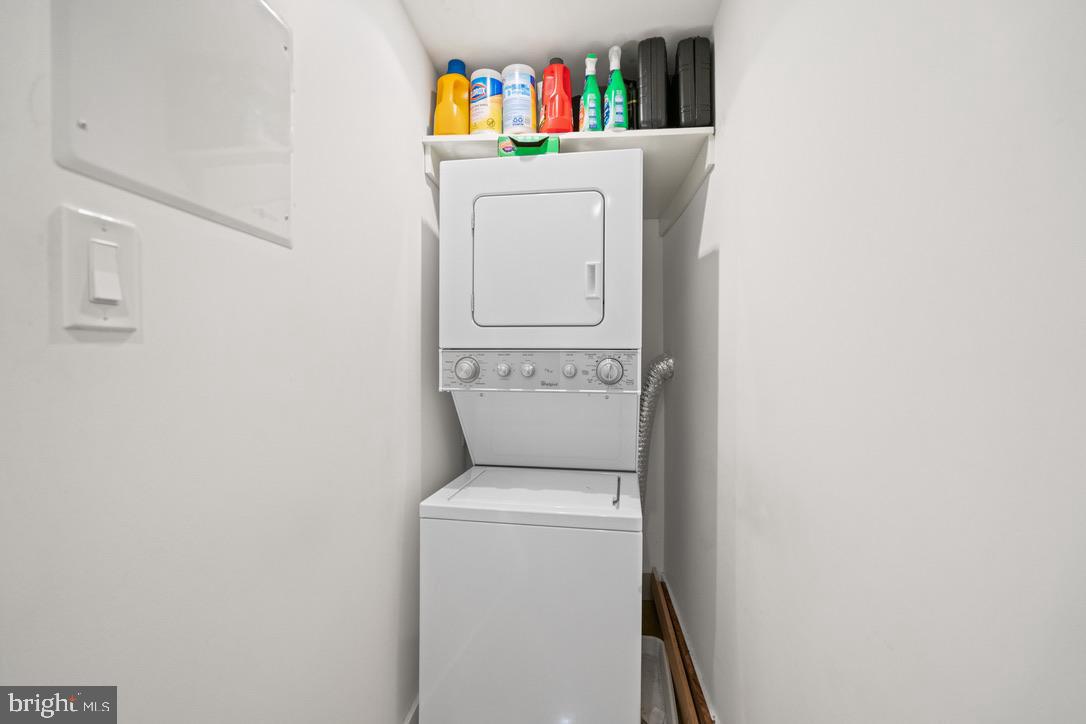 1239 Simms Place Northeast, Unit 5 Washington, DC 20002 - Photo 27 of 31 a utility room with dryer and washer