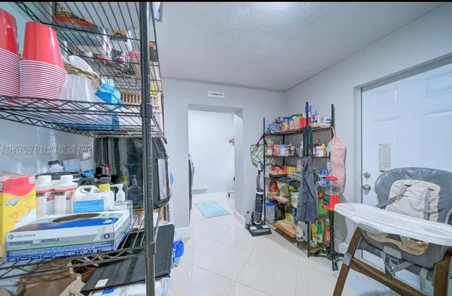 a view of storage and utility room