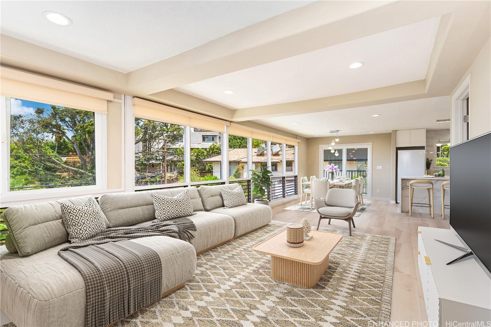 1898 Iwi Way Honolulu, HI 96816 - Photo 1 of 25 a living room with furniture and a large window