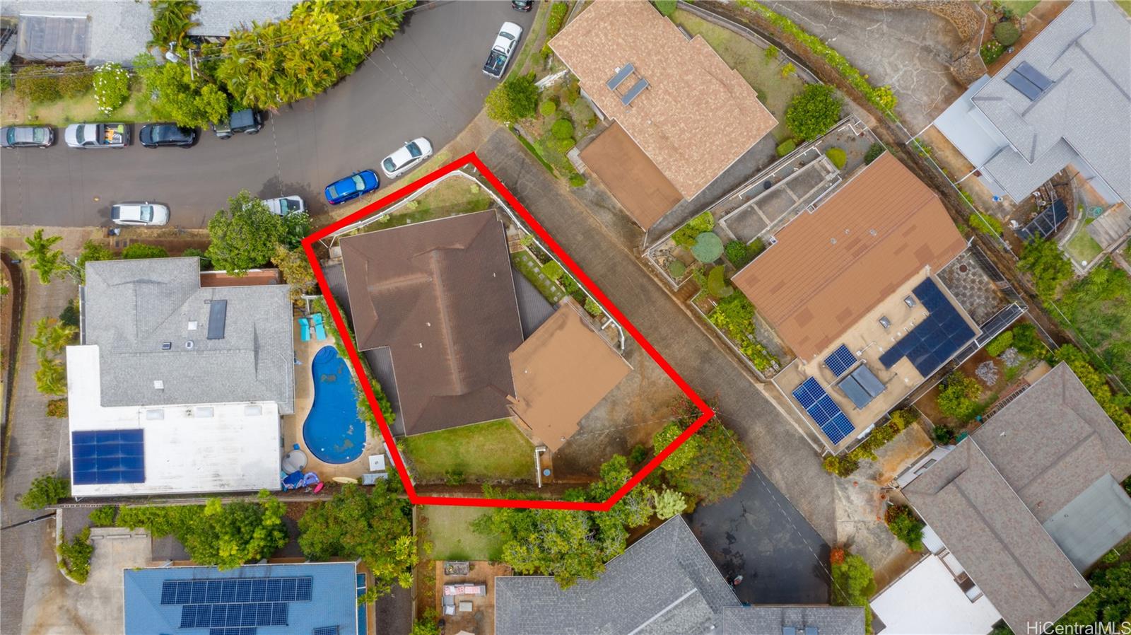 1898 Iwi Way Honolulu, HI 96816 - Photo 24 of 25 an aerial view of a house